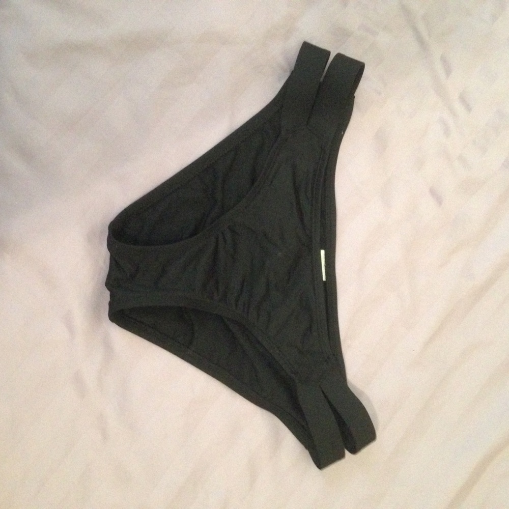 Black bikini bottom